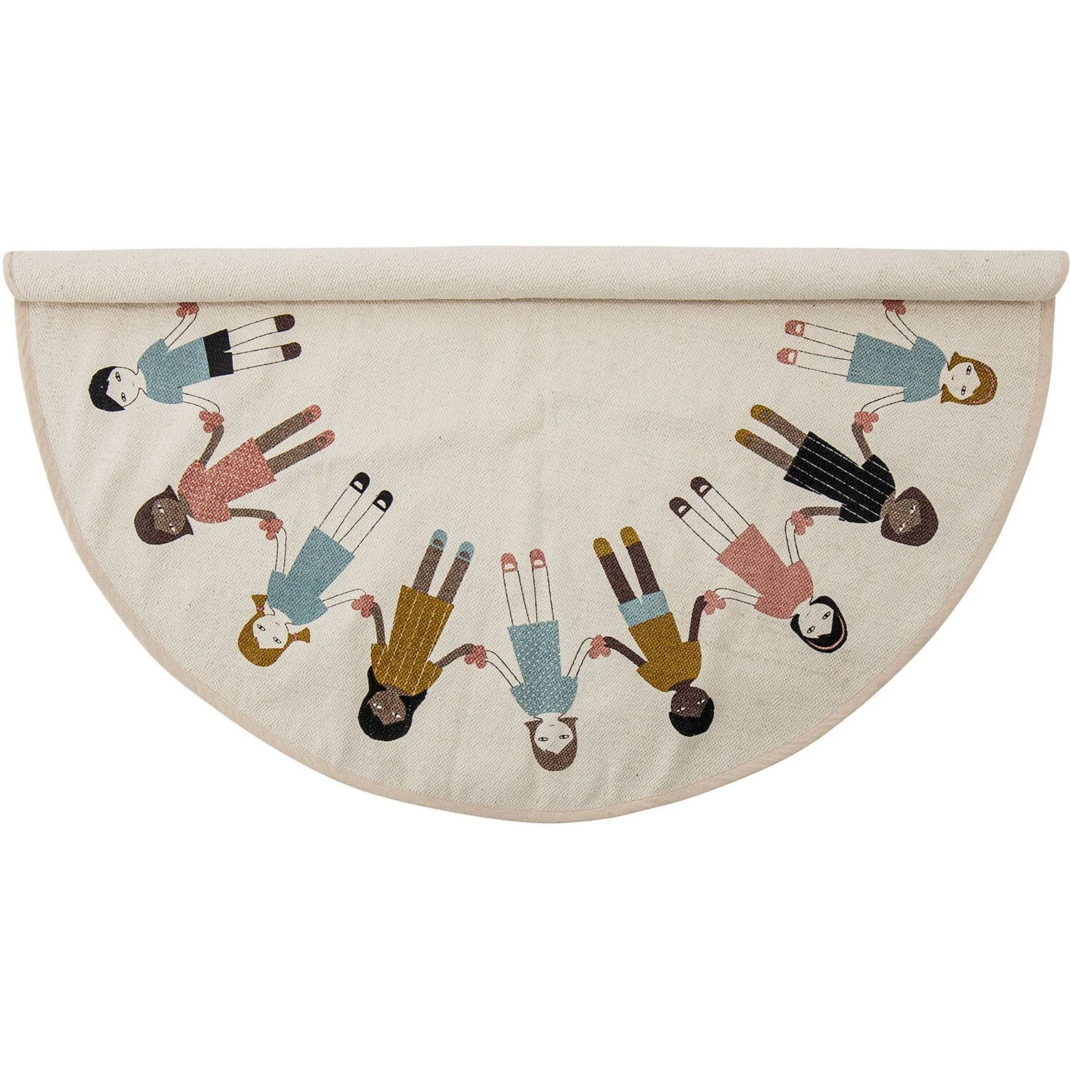 Bloomingville Friends Puuvillamatto Ø130 Cm 2 Bloomingville Friends Puuvillamatto Ø130 Cm - Image 2