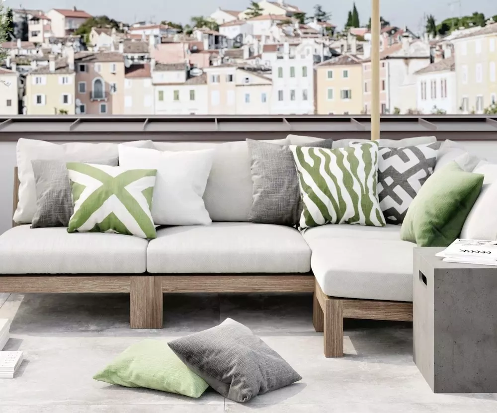 Chhatwal & Jonsson Pani Tyyny Ulkona Käytettävä 50x50 Cm, Off-white 3 Chhatwal & Jonsson Pani Tyyny Ulkona Käytettävä 50x50 Cm, Off-white - Image 3