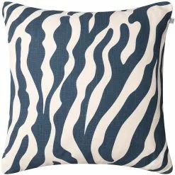 Chhatwal & Jonsson Zebra Tyyny 50x50 Cm Ulkona Käytettävä, Sininen / Off-white
