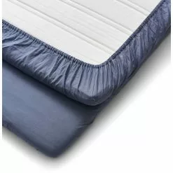 Cura Of Sweden Calm Lakana Pellava 180x200 Cm, Dusty Blue