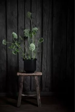 Ernst Pot With Ears H14 Cm, Black -Outdoor Textiles myynti ernst ruukku musta 1