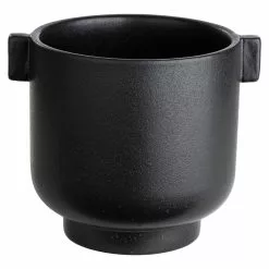 Ernst Pot With Ears H14 Cm, Black
