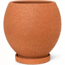 Ferm LIVING Ando Ruukku Pikkulautasella Terrakotta H40 Cm