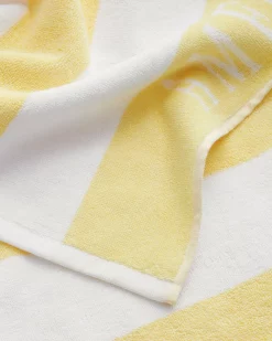 Gant Home Gant USA Rantapyyhe 100x180 Cm, Lemon -Outdoor Textiles myynti gant home gant usa 11