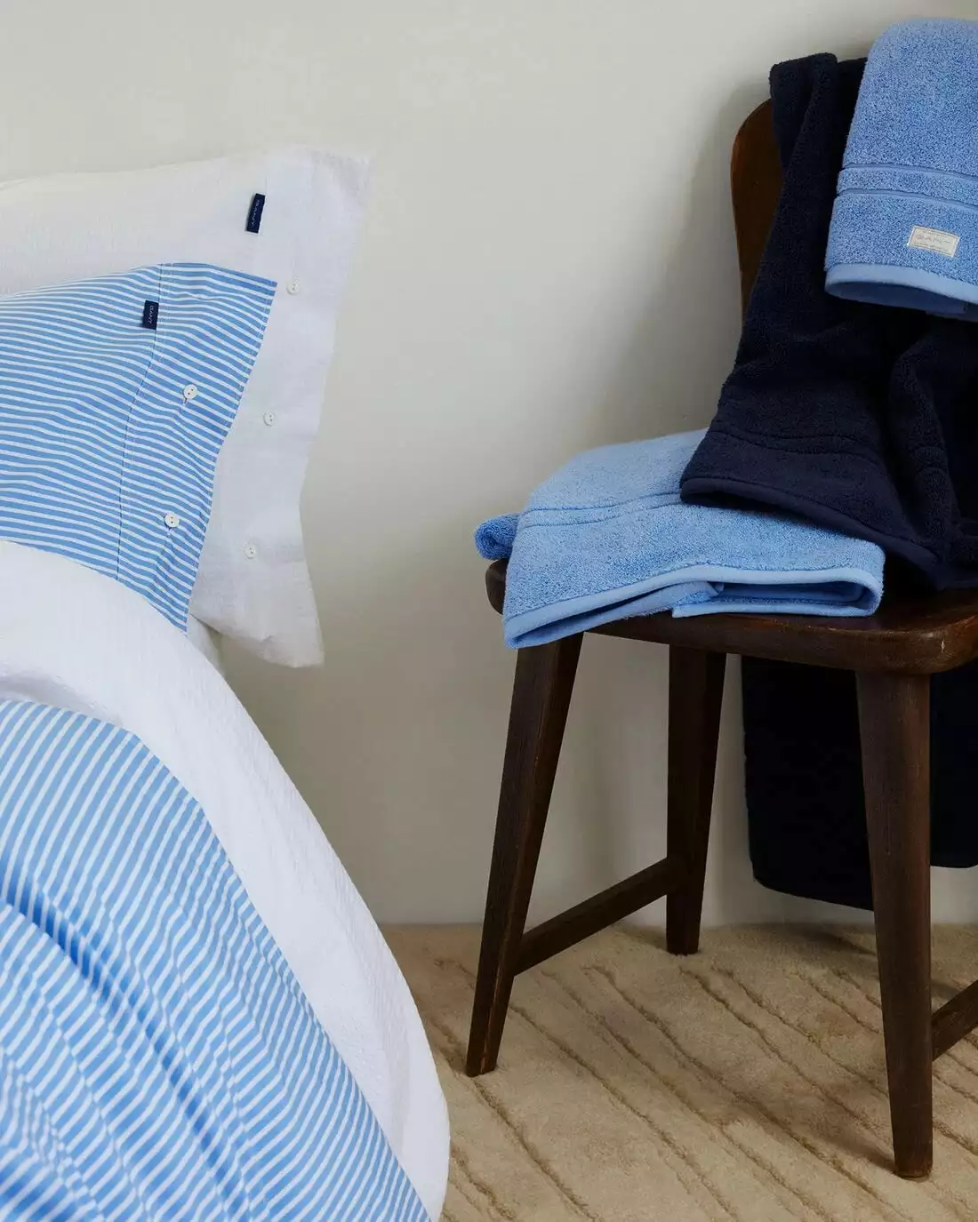 Gant Home Seersucker Tyynynpäällinen 50x60 Cm, Valkoinen 2 Gant Home Seersucker Tyynynpäällinen 50x60 Cm, Valkoinen - Image 2