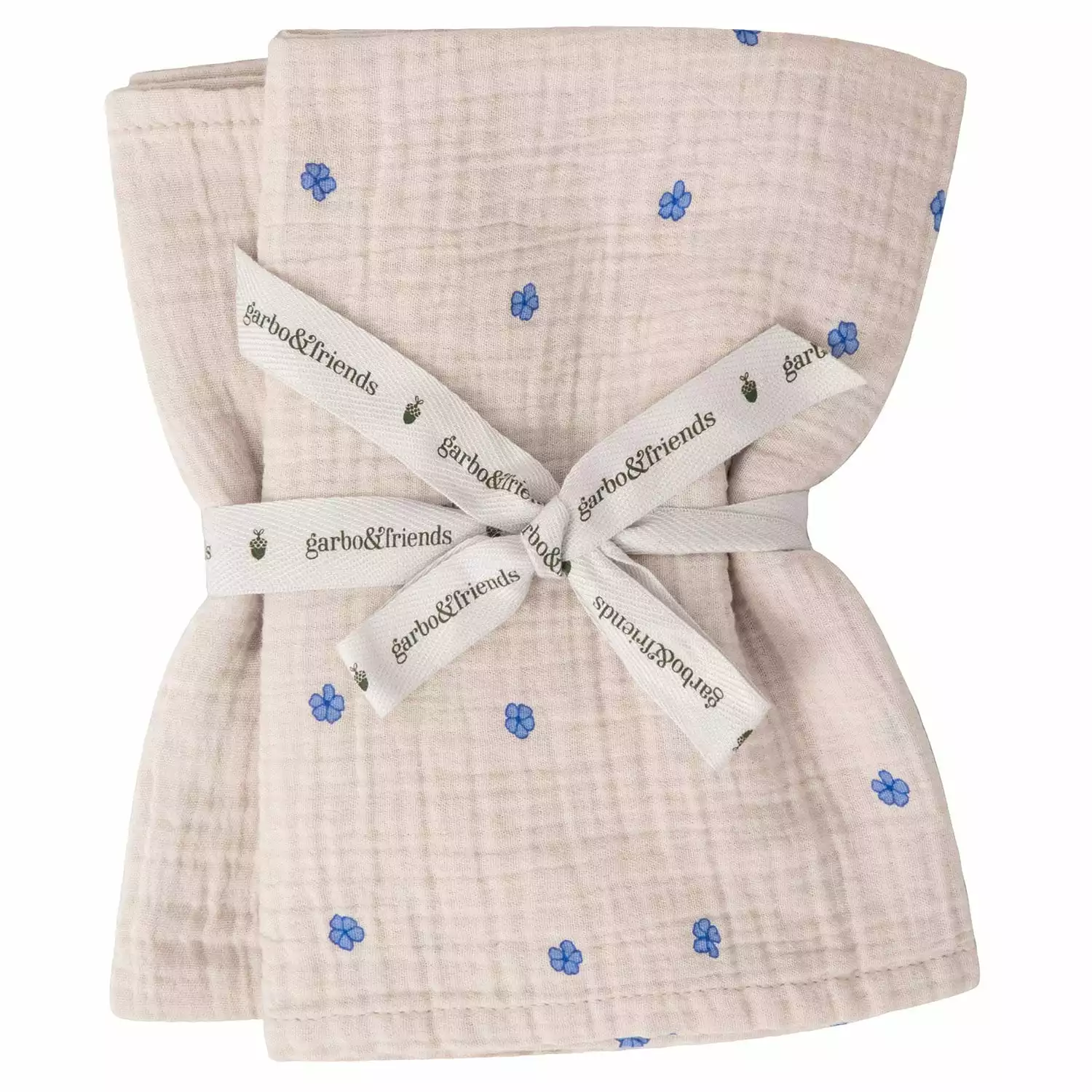 Garbo & Friends Bleu Viltit 2-pakkaus Musliini, 60x60 Cm 1 Garbo & Friends Bleu Viltit 2-pakkaus Musliini, 60x60 Cm