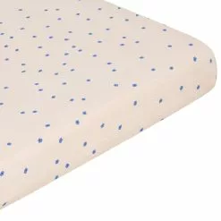 Garbo & Friends Bleu Muotoonommeltu Lakana Musliini, 60x120 Cm -Outdoor Textiles myynti garbo friends bleu muslin fitted sheet 2