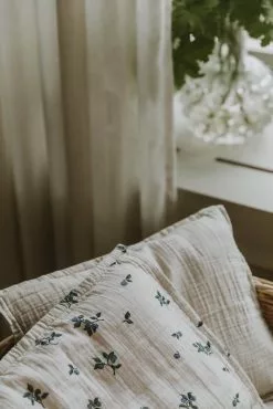 Garbo & Friends Blueberry Muslin Vuodevaatteet, 100x140 + 40x45 Cm -Outdoor Textiles myynti garbo friends blueberry muslin bed set 3 2