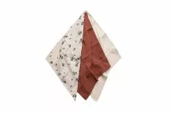 Garbo & Friends Blueberry Muslin Röyhtäytysliinat 3-pakkaus, 40X40 Cm -Outdoor Textiles myynti garbo friends blueberry muslin burp cloths 3 pack 2