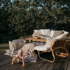 Garbo & Friends Cherrie Blossom Baby Bedset, 70x80 Cm -Outdoor Textiles myynti garbo friends cherrie blossom bedset se 2