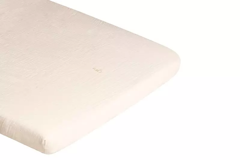 Garbo & Friends Eggshell Muslin Muotoonommeltu Lakana, 180x200 Cm 2 Garbo & Friends Eggshell Muslin Muotoonommeltu Lakana, 180x200 Cm - Image 2