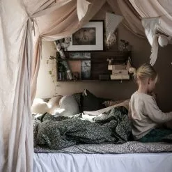 Garbo & Friends Floral Vine Adult Fitted Sheet, 90x200 Cm -Outdoor Textiles myynti garbo friends floral vine fitted sheet 2 1