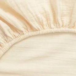 Garbo & Friends Limone Muslin Muotoonommeltu Lakana, 180x200 Cm -Outdoor Textiles myynti garbo friends limone muslin fitted sheet junior 60x120 2