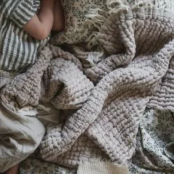 Garbo & Friends Mellow Lin Blanket, 110x110 Cm -Outdoor Textiles myynti garbo friends mellow lin blanket 110x110 cm 2