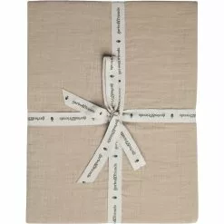 Garbo & Friends Olive Muslin Muotoonommeltu Lakana, 180x200 Cm