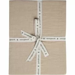 Garbo & Friends Olive Muslin Muotoonommeltu Lakana, 90x200 Cm