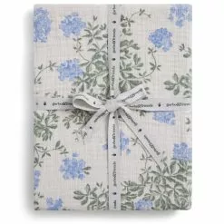 Garbo & Friends Plumbago Muotoonommeltu Lakana Sininen, 180x200 Cm