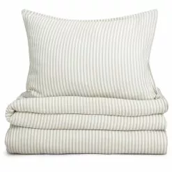Garbo & Friends Stripe Anjou Vuodevaatteet Musliini, 140x200 + 50x70 Cm