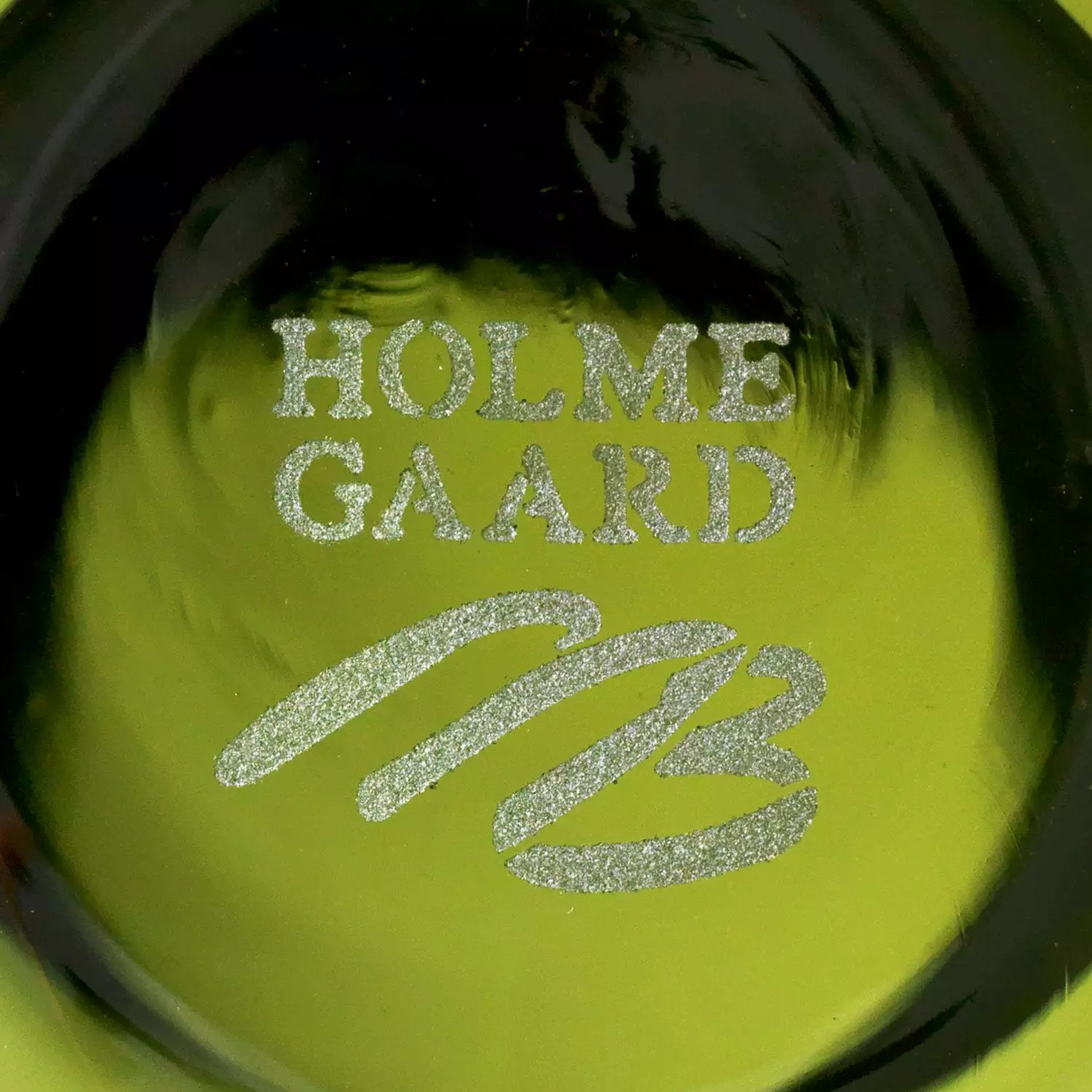 Holmegaard Design With Light Lyhty Olive, H16,5 Cm 2 Holmegaard Design With Light Lyhty Olive, H16,5 Cm - Image 2