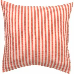 Juna Bæk & Bølge Lines Tyynynpäällinen 60x63 Cm, Chili / Birch