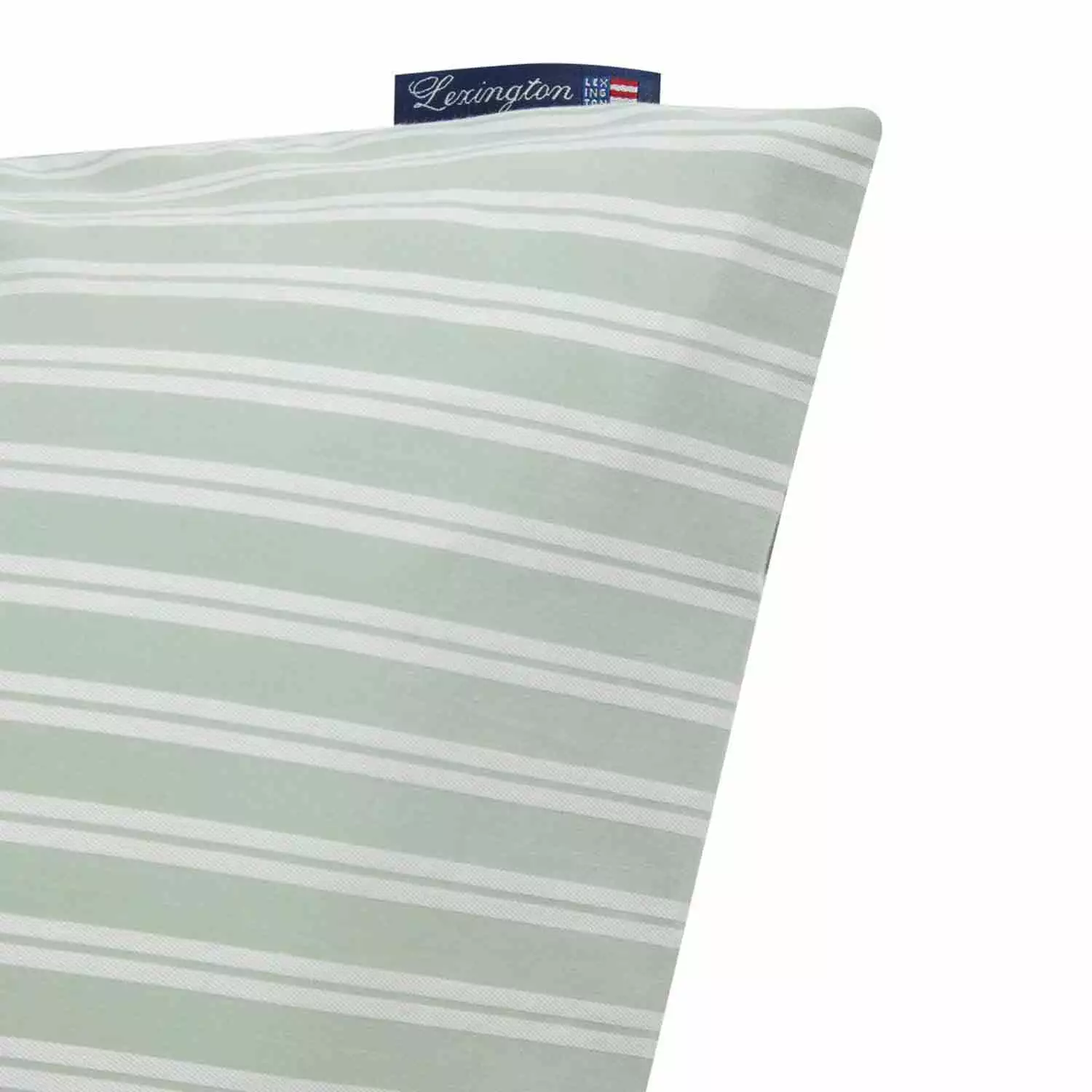 Lexington Striped Cotton Poplin Tyynynpäällinen Vihreä/Valkoinen, 50x60 Cm 2 Lexington Striped Cotton Poplin Tyynynpäällinen Vihreä/Valkoinen, 50x60 Cm - Image 2