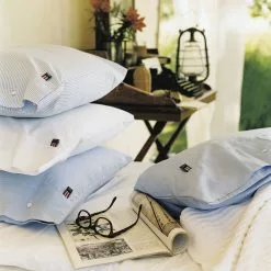 Lexington Pin Point Tyynyliina 50x60cm, Sininen/Valkoinen -Outdoor Textiles myynti lexington pin point tyynyliina 50x60cm sininen valkoinen 3