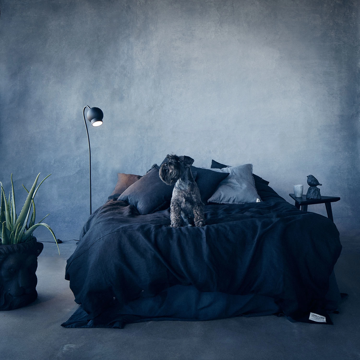 Lovely Linen Misty Tyynynpäällinen 50x60 Cm, Night 2 Lovely Linen Misty Tyynynpäällinen 50x60 Cm, Night - Image 2