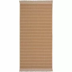 Marimekko Pieni Tiiliskivi Pyyhe Hamampyyhe Ruskea / Off-white, 70x150 Cm