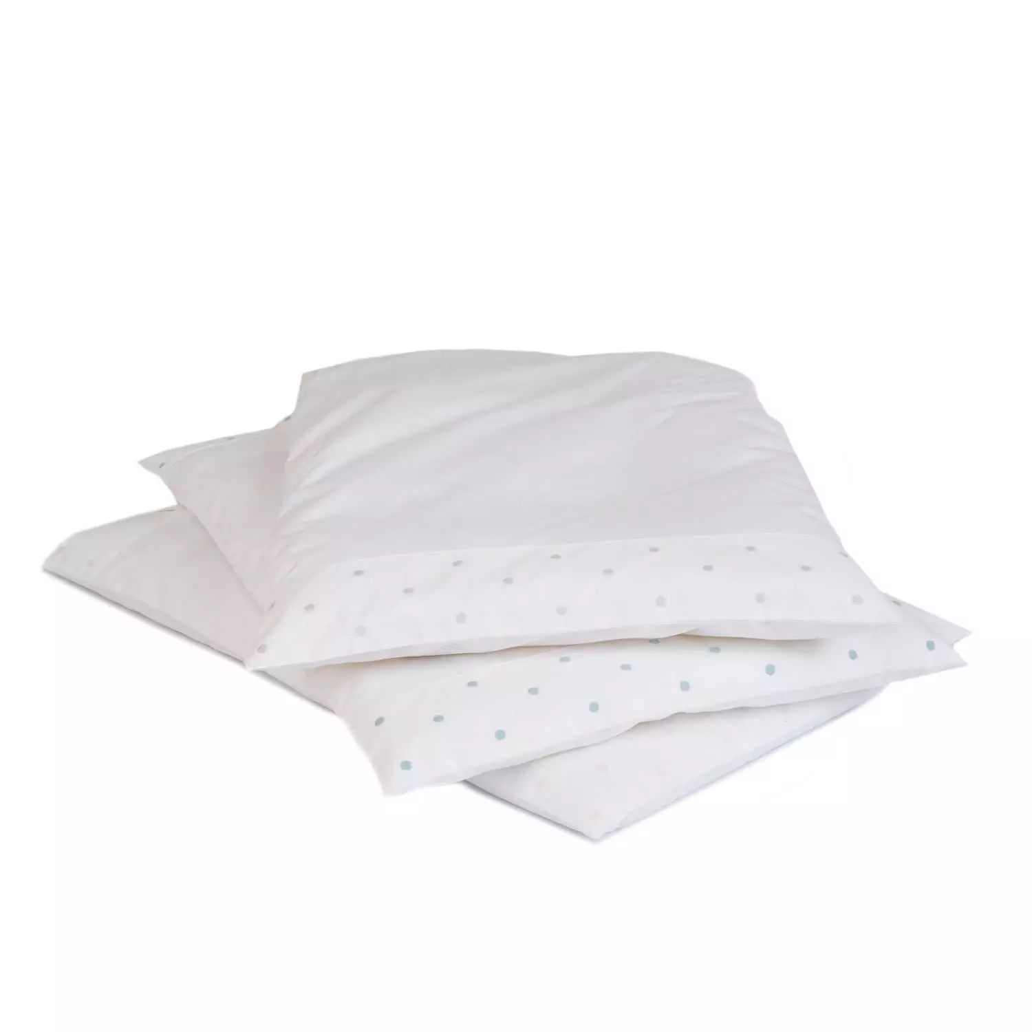 Mille Notti Bello Baby Pillowcase 35x55 Cm, Aqua 2 Mille Notti Bello Baby Pillowcase 35x55 Cm, Aqua - Image 2