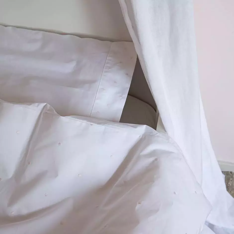 Mille Notti Bello Baby Pillowcase 35x55 Cm, Aqua 4 Mille Notti Bello Baby Pillowcase 35x55 Cm, Aqua - Image 4