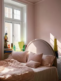 Mille Notti Casella Tyynynpäällinen 60x80 Cm, Pinkki/Ivory -Outdoor Textiles myynti mille notti casella orngott darkgrey ivory 3