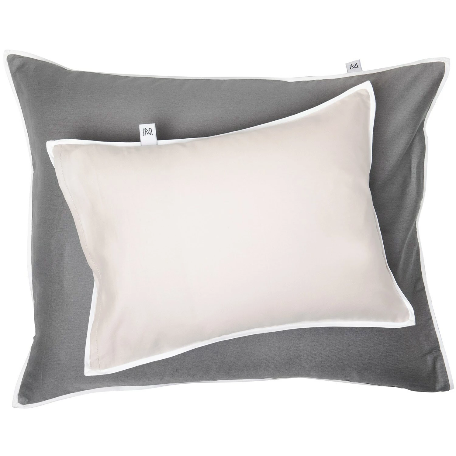 Mille Notti Duetto Tyynynpäällinen Harmaa/Beige, 50x70 Cm 2 Mille Notti Duetto Tyynynpäällinen Harmaa/Beige, 50x70 Cm - Image 2