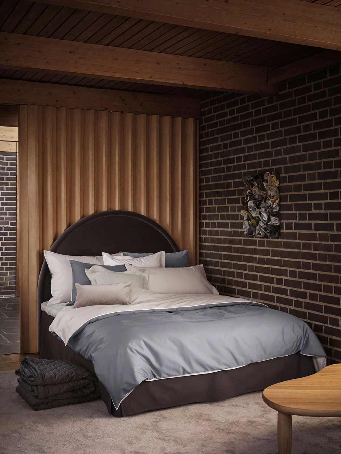 Mille Notti Duetto Tyynynpäällinen Harmaa/Beige, 50x70 Cm 4 Mille Notti Duetto Tyynynpäällinen Harmaa/Beige, 50x70 Cm - Image 4