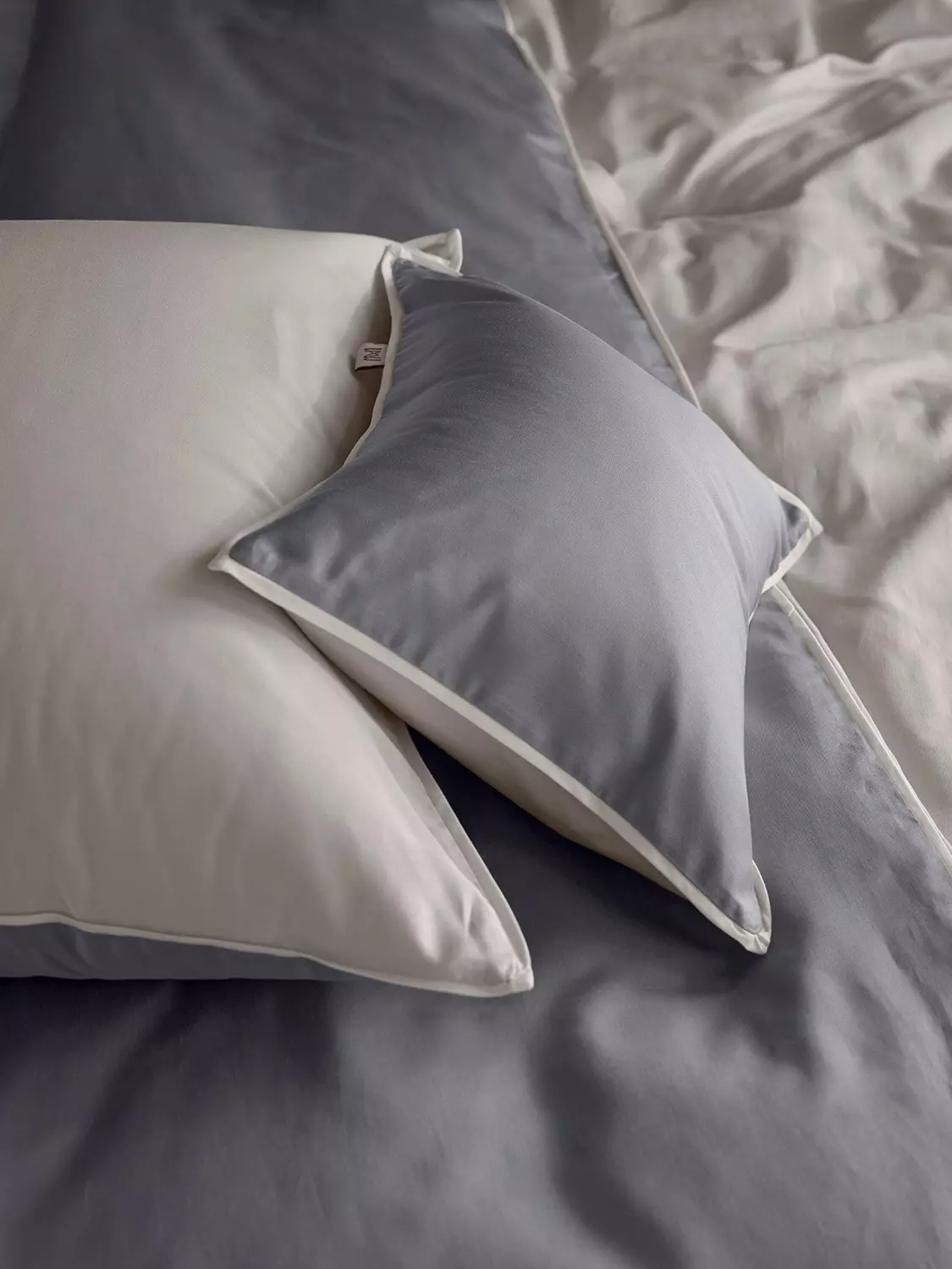 Mille Notti Duetto Tyynynpäällinen Harmaa/Beige, 50x70 Cm 6 Mille Notti Duetto Tyynynpäällinen Harmaa/Beige, 50x70 Cm - Image 6