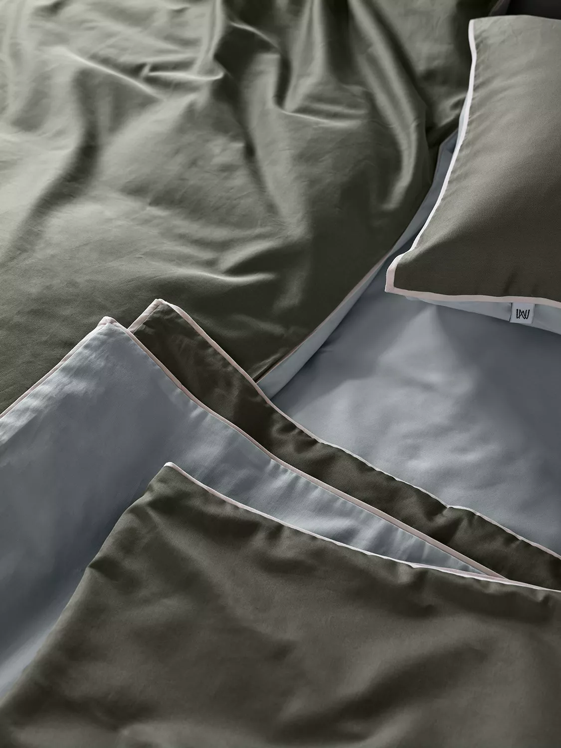 Mille Notti Duetto Tyynynpäällinen Vihreä/Vaaleansininen, 60x80 Cm 4 Mille Notti Duetto Tyynynpäällinen Vihreä/Vaaleansininen, 60x80 Cm - Image 4