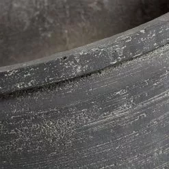 Muubs Kanji Ruukku Matala Harmaa, 34 Cm -Outdoor Textiles myynti muubs kanji ruukku matala harmaa 7