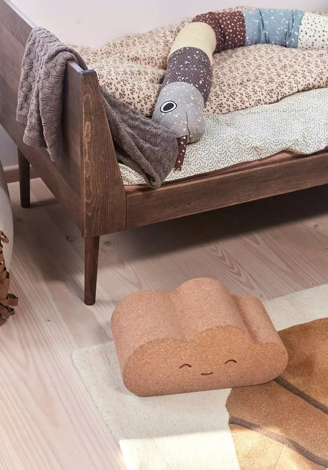 OYOY Lana Viltti Merinovilla, Ruskea 2 OYOY Lana Viltti Merinovilla, Ruskea - Image 2