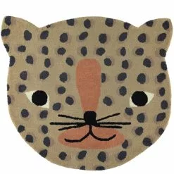 OYOY Leopard Matto 84x94 Cm, Camel