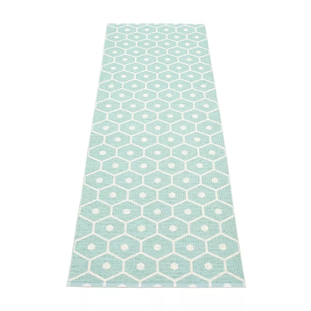 Pappelina Honey Matto 70x100 Cm, Turkoosi/Vanilija 1 Pappelina Honey Matto 70x100 Cm, Turkoosi/Vanilija
