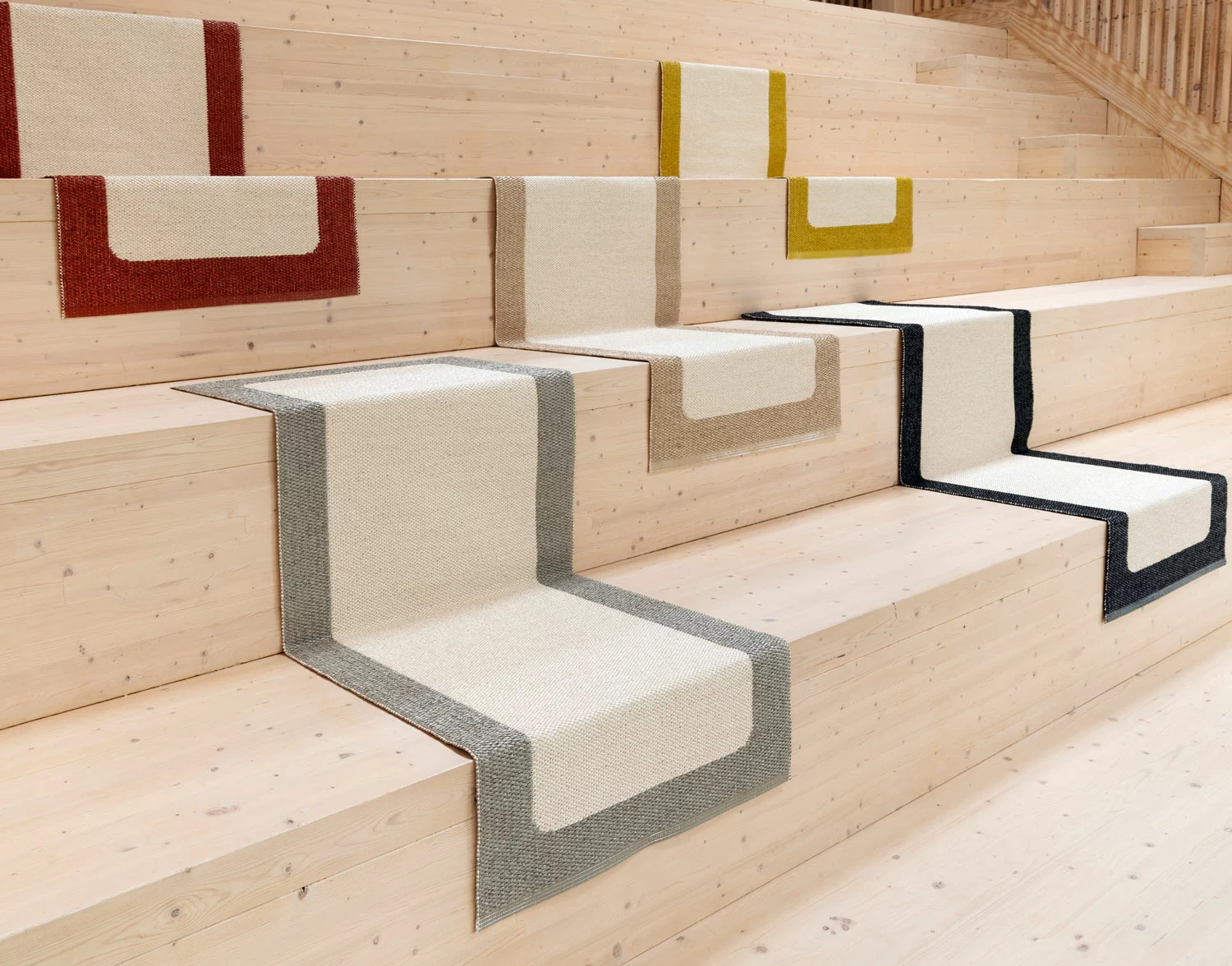 Pappelina Ilda Matto 70x180 Cm, Mustard / Vanilla 3 Pappelina Ilda Matto 70x180 Cm, Mustard / Vanilla - Image 3