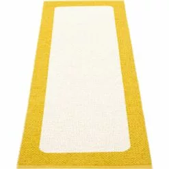 Pappelina Ilda Matto 70x180 Cm, Mustard / Vanilla