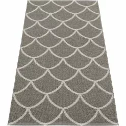 Pappelina Kotte Matto Charcoal/ Warm Grey, 70x150 Cm