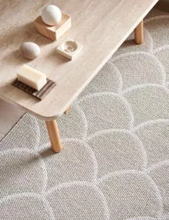 Pappelina Kotte Matto Linen/ Vanilla, 70x150 Cm -Outdoor Textiles myynti pappelina kotte matto linen vanilla 2 1