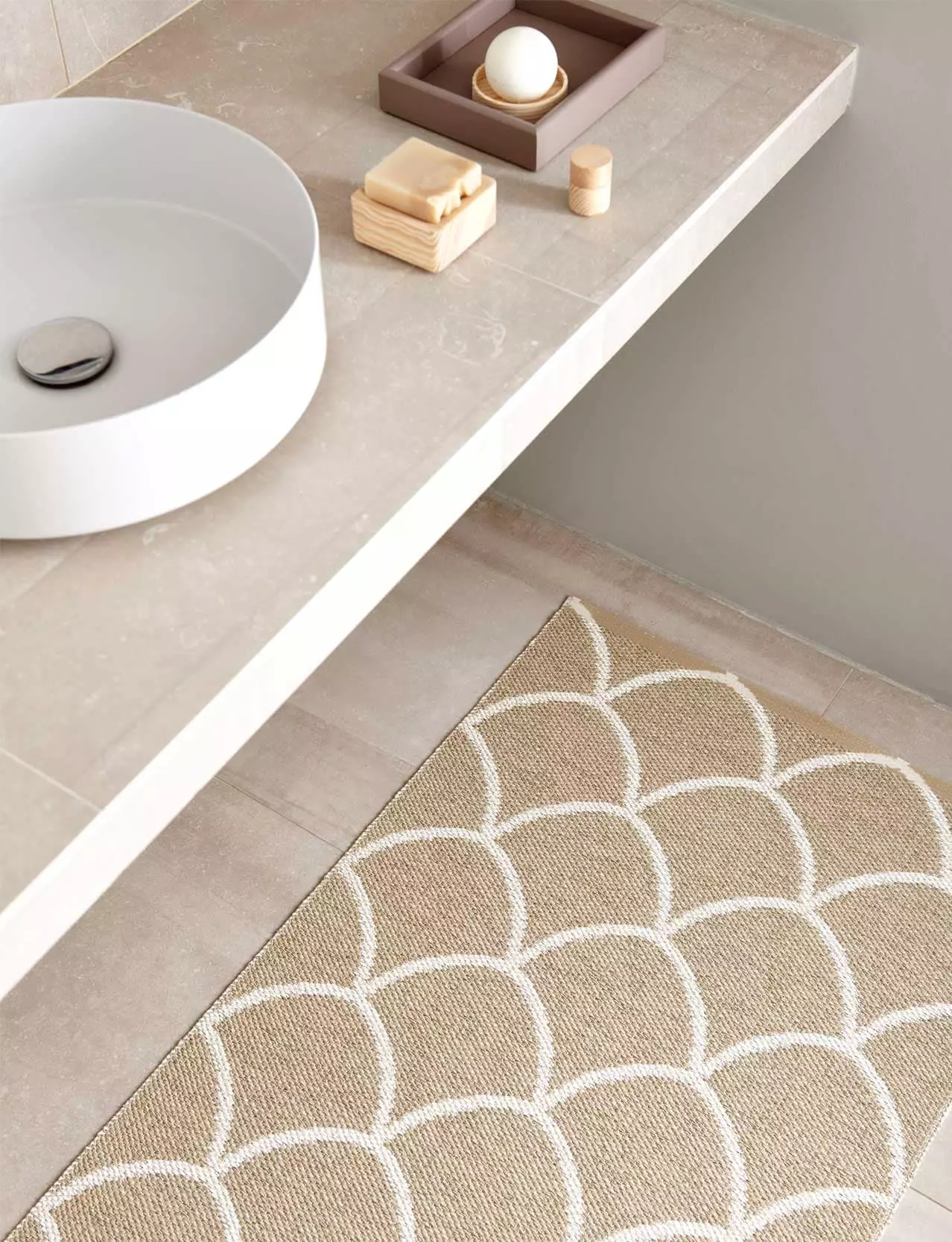 Pappelina Kotte Matto Sand/ Vanilla, 70x225 Cm 3 Pappelina Kotte Matto Sand/ Vanilla, 70x225 Cm - Image 3