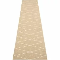 Pappelina Max Matto Sand/Vanilla, 70x320 Cm