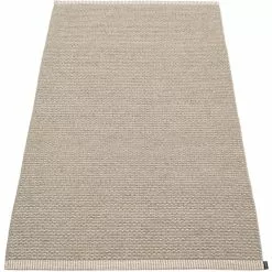 Pappelina Mono Rug 85x160 Cm, Dark Linen/Linen
