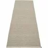 Pappelina Mono Rug 85x260 Cm, Dark Lin/Lin