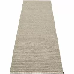 Pappelina Mono Rug 85x260 Cm, Dark Lin/Lin