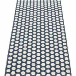 Pappelina Noa Matto Tummansininen / Vanilla / Warm Grey, 70x150 Cm