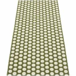 Pappelina Noa Matto Olive / Vanilla / Warm Grey, 70x150 Cm